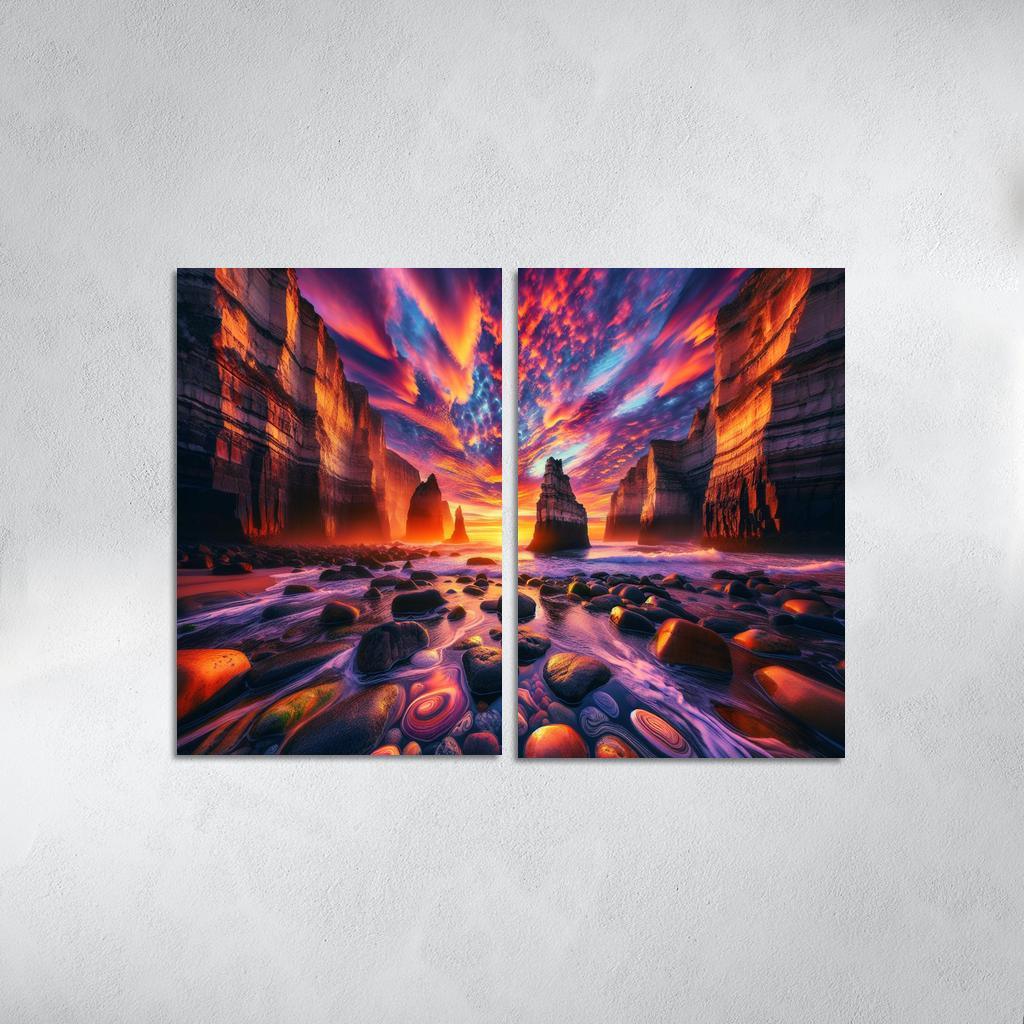 Sunset Cliffs A Photographer's Dream Custom Paintings Frame