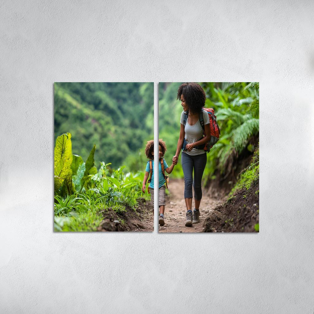 The Journey Of Love A Mothers Unwavering Support Canvas Paintings Frame