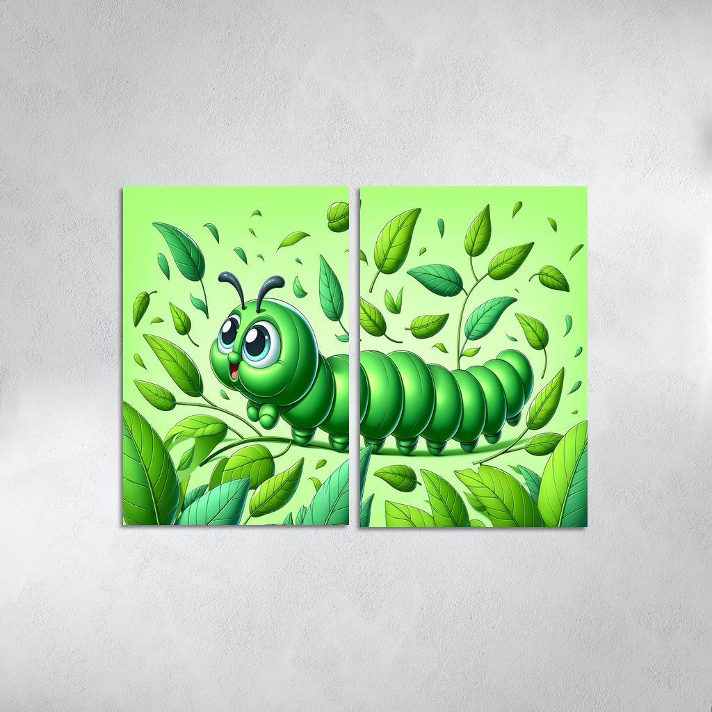 Cuddly Caterpillar Adventure Premium Artwork Frames