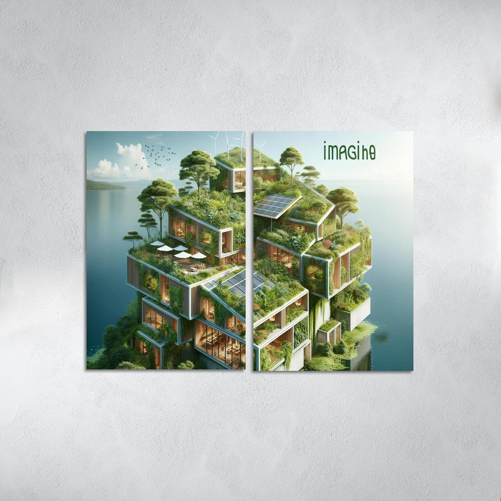 Symbiotic Architecture Custom Paintings Frame