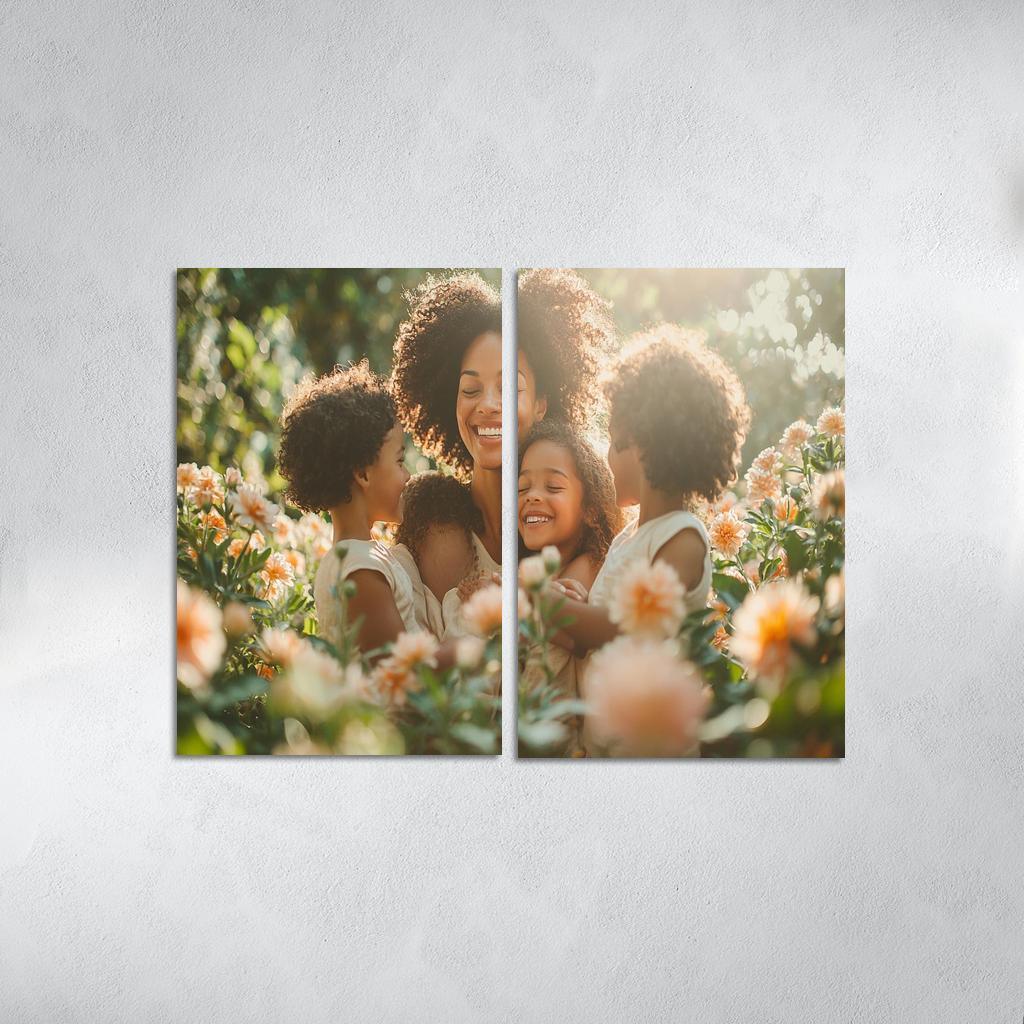 The Circle Of Love A Mothers Embrace Canvas Paintings Frame