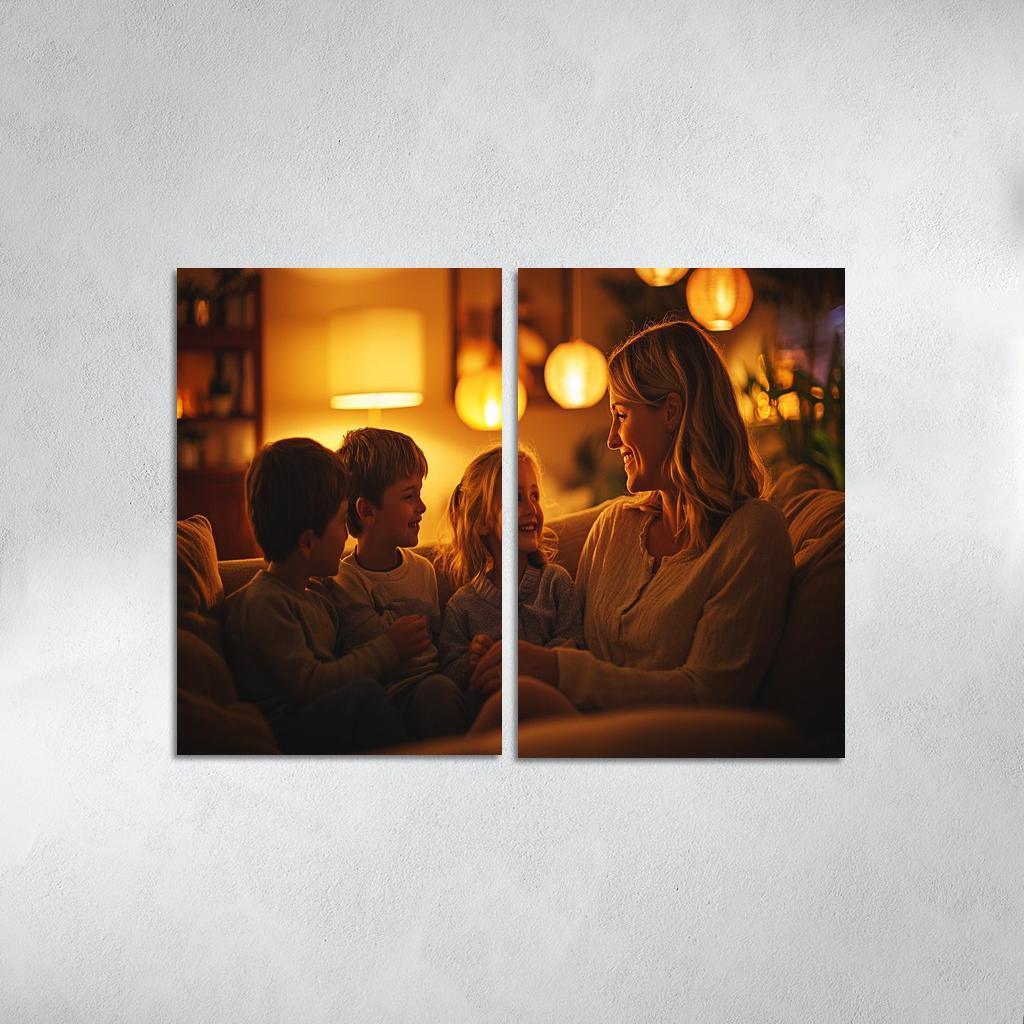 A Mothers Heart The Foundation Of Family Canvas Paintings Frame
