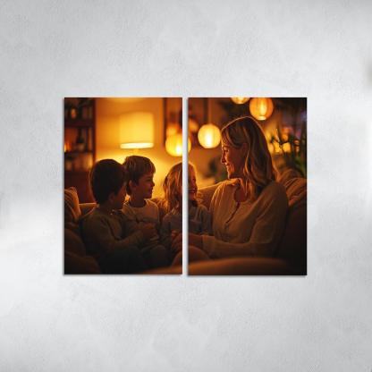 A Mothers Heart The Foundation Of Family Canvas Paintings Frame