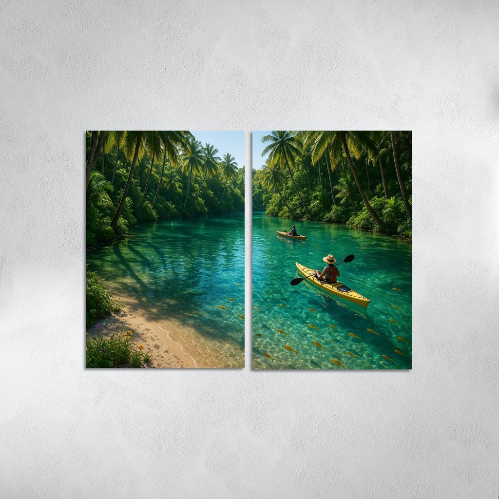 Crystal Lagoon Serene Escape For Nature Lovers One-piece Frames
