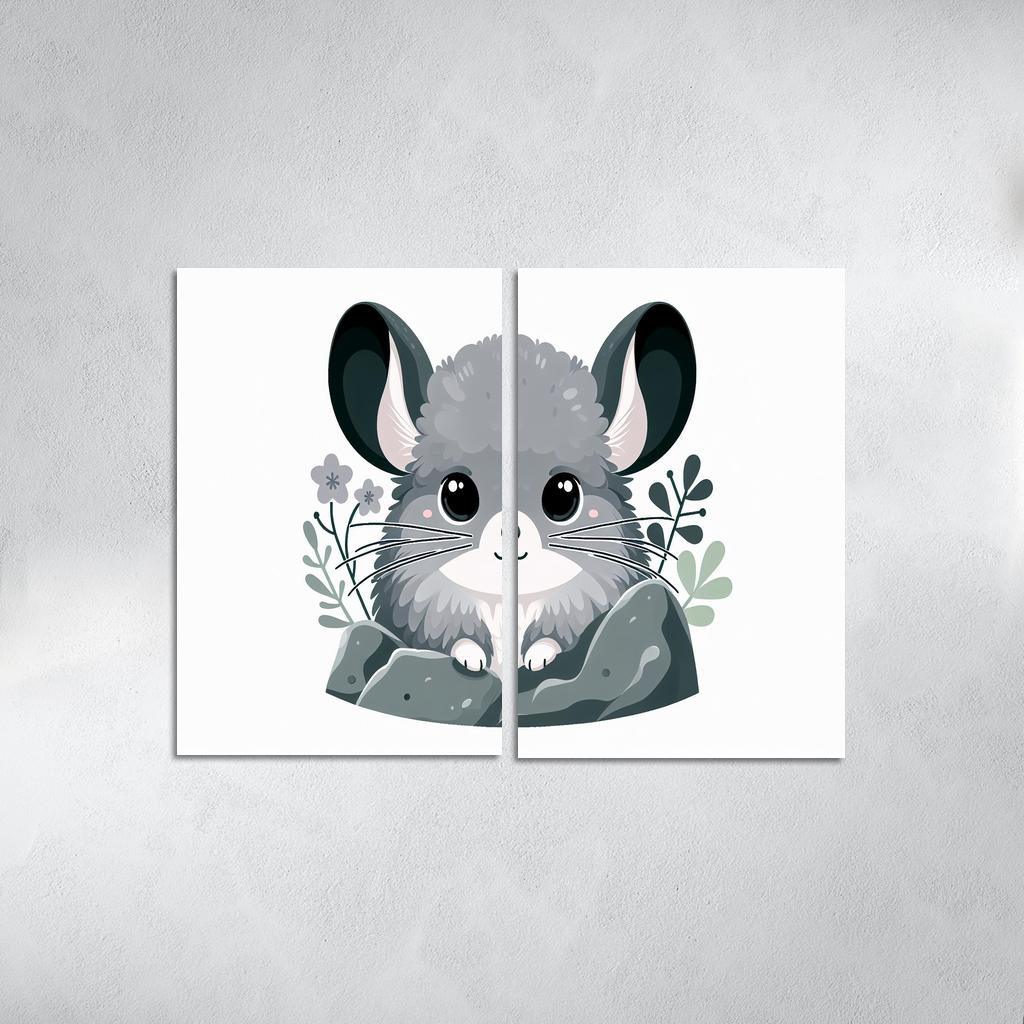 Charming Chinchilla Modern Paintings Frame