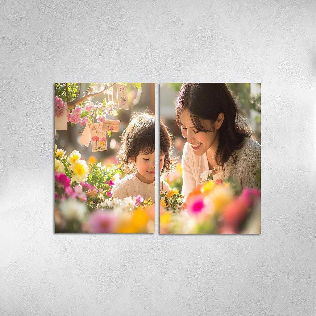 The Garden Of Memories Planting Seeds Of Love Canvas Paintings Frame
