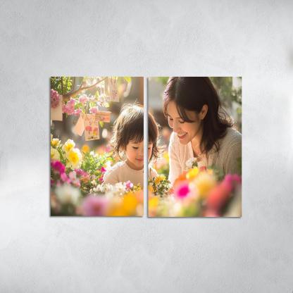 The Garden Of Memories Planting Seeds Of Love Canvas Paintings Frame