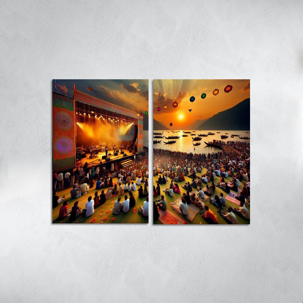 Montreux Jazz Festival - Switzerland Framed Paintings