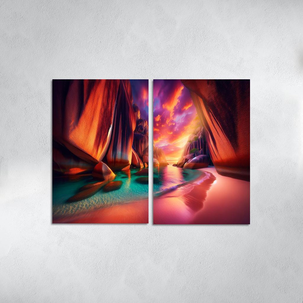 Crystal Cove Romantic Getaway Premium Artwork Frames