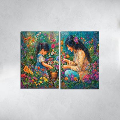 The Garden Of Gratitude A Mothers Nurturing Hands One-piece Frames