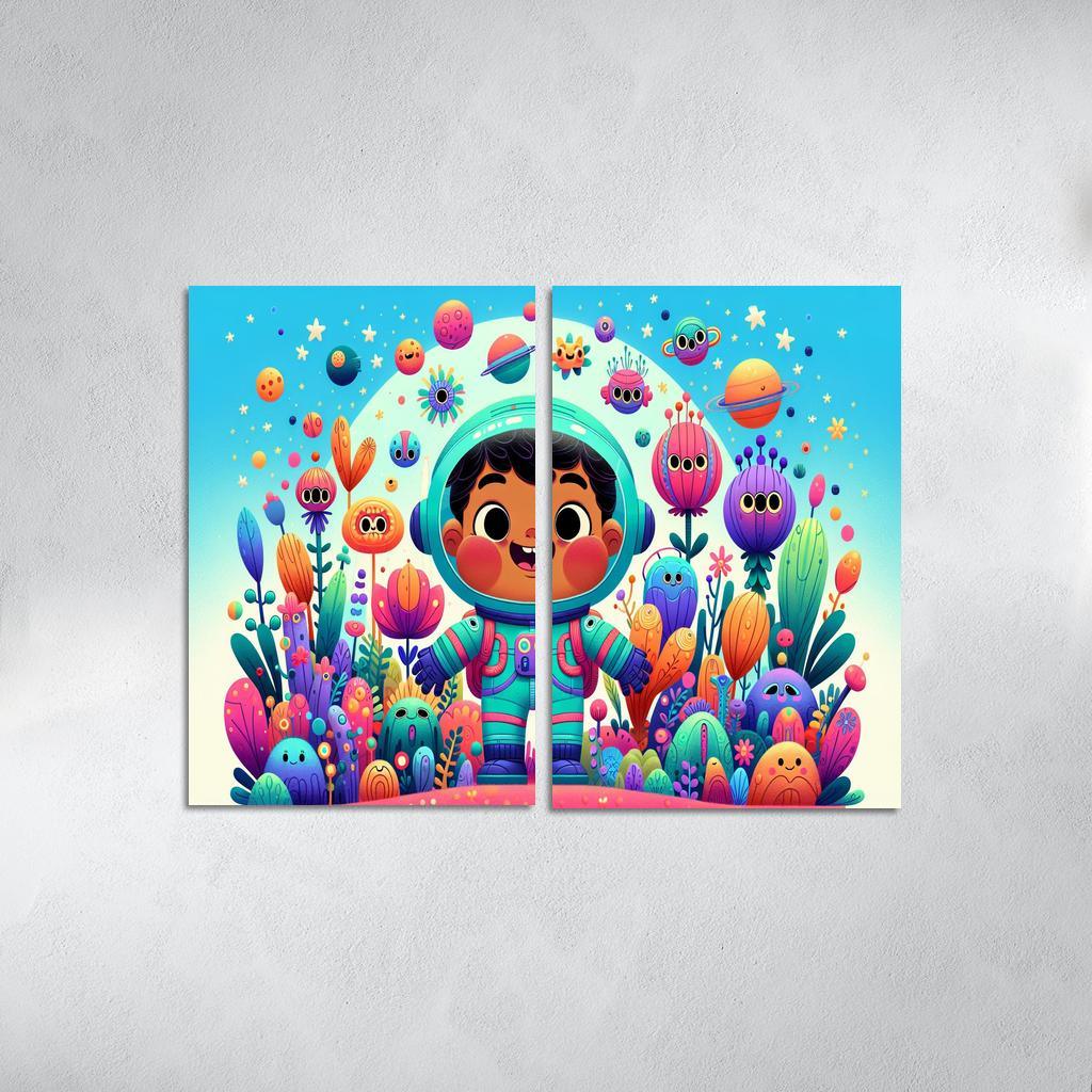 Brave Little Astronaut Premium Artwork Frames