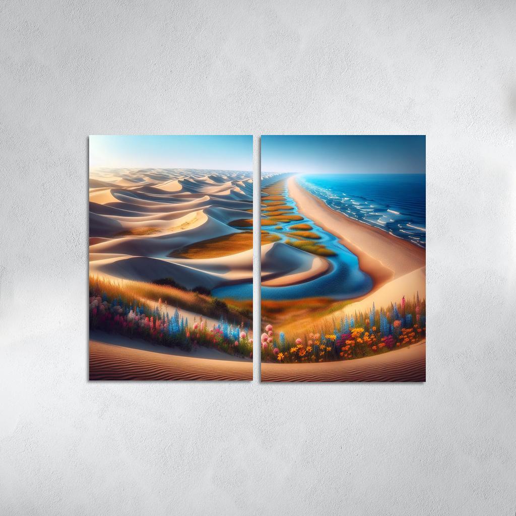 Tranquil Dunes A Refuge For Nature Lovers Abstract Paintings Frame