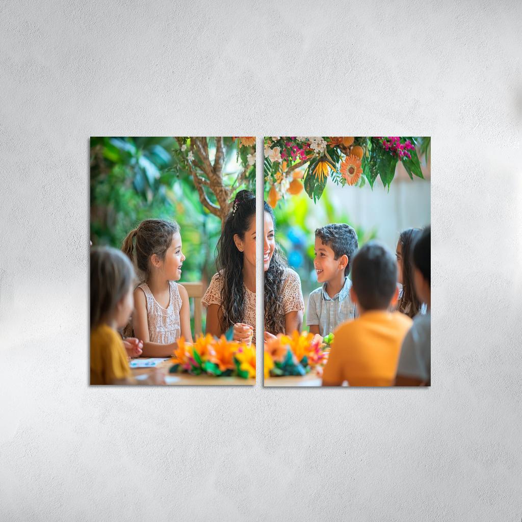 The Circle Of Life Nurturing Connections Custom Paintings Frame