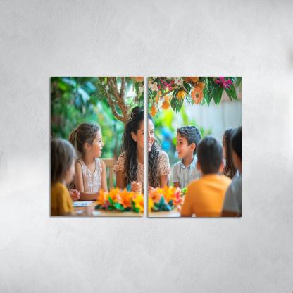 The Circle Of Life Nurturing Connections Custom Paintings Frame