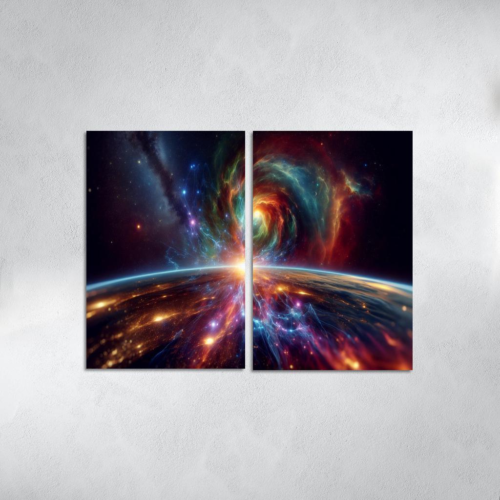 Investigating The Origins Of Cosmic Rays Abstract Paintings Frame