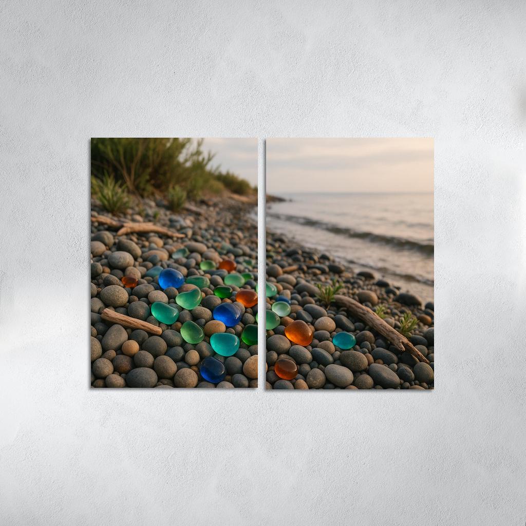 Seaglass Bay Natural Beauty And Relaxation Custom Paintings Frame