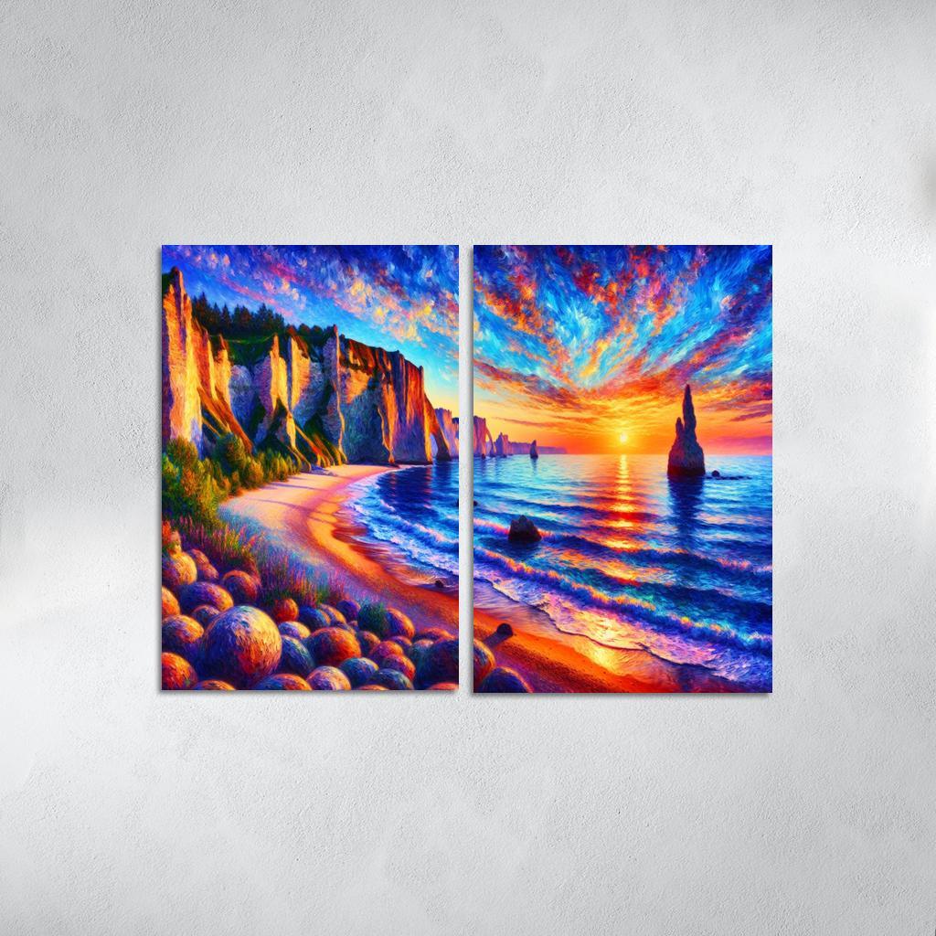Seaside Enclave Artistic Inspiration Premium Artwork Frames