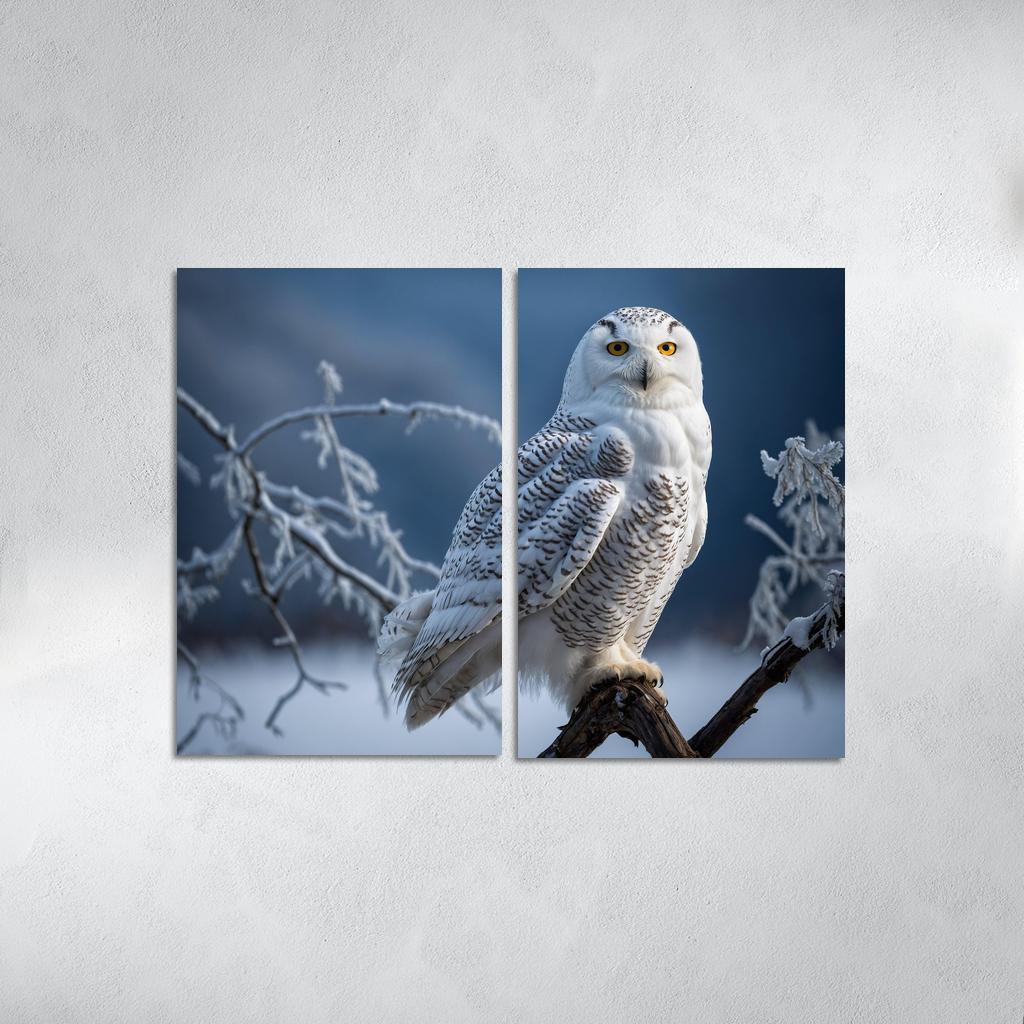 The Regal Snowy Owl Silent Hunter Of The Arctic Modern Paintings Frame