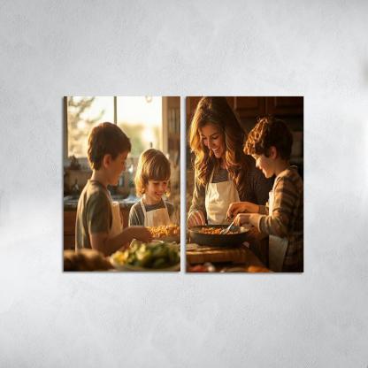 Home Is Where Mom Is The Comfort Of A Mother's Love Canvas Paintings Frame