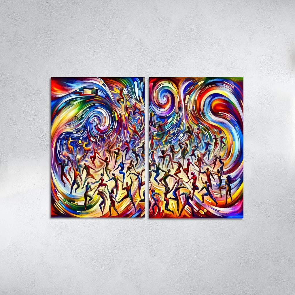 Choreography Of Lifes Journeys Premium Artwork Frames