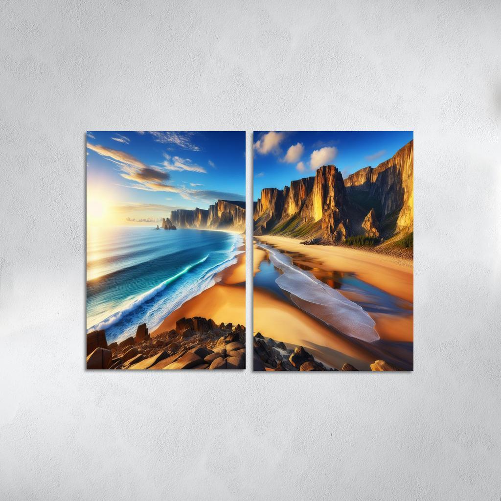Majestic Waters A Coastal Retreat Custom Paintings Frame