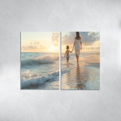 Embracing Change A Mothers Support Through Transitions Canvas Paintings Frame
