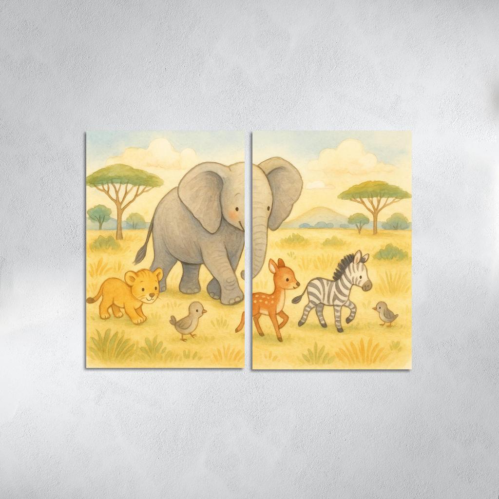 Gentle Giant Elephant Quest Premium Artwork Frames