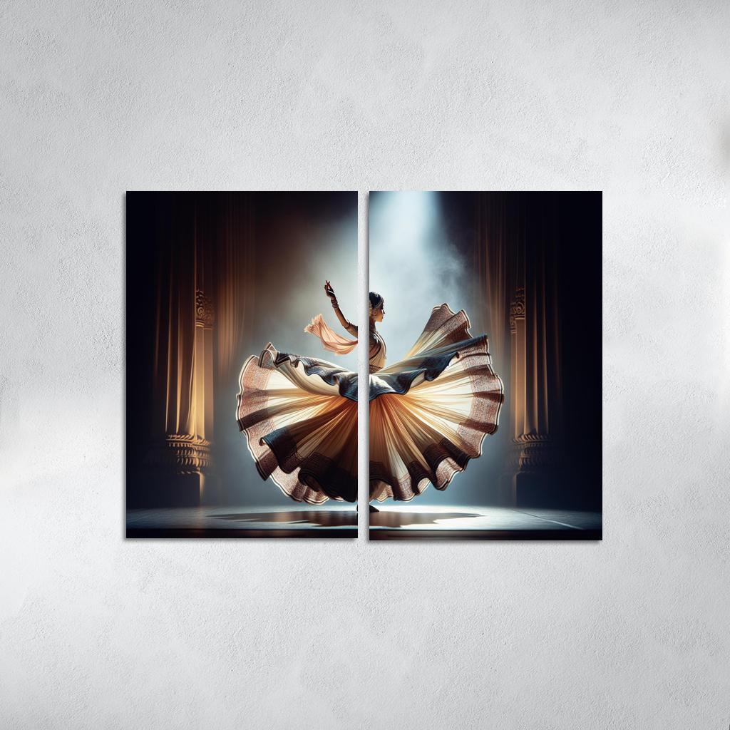 Kathak The Storyteller's Dance Modern Paintings Frame