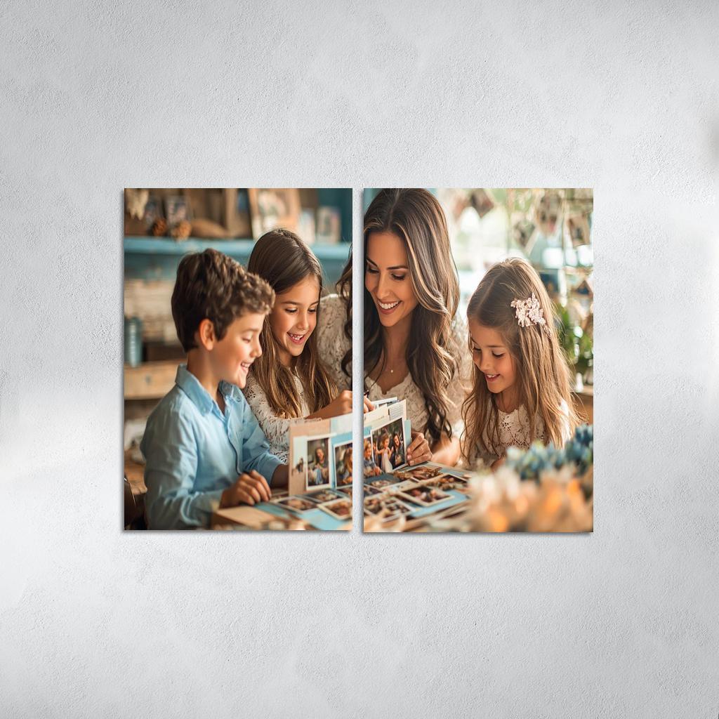 Mosaic Of Memories A Mothers Love Canvas Paintings Frame