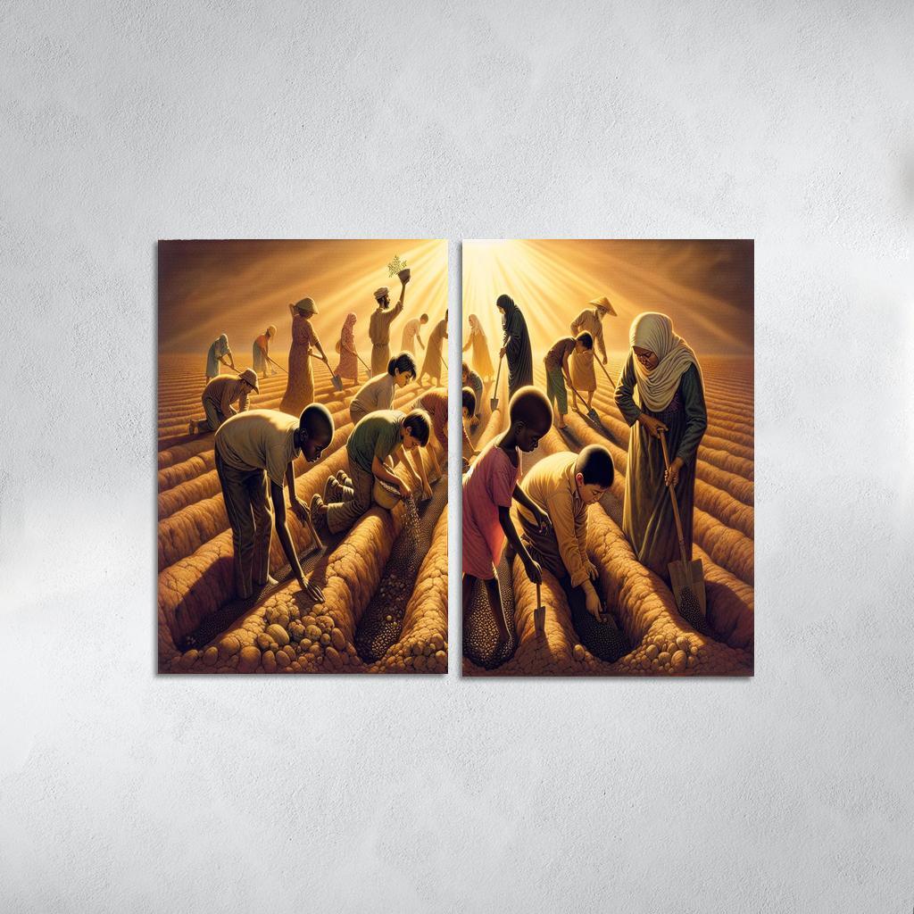 Future Generations The Legacy Of Our Choices Custom Paintings Frame