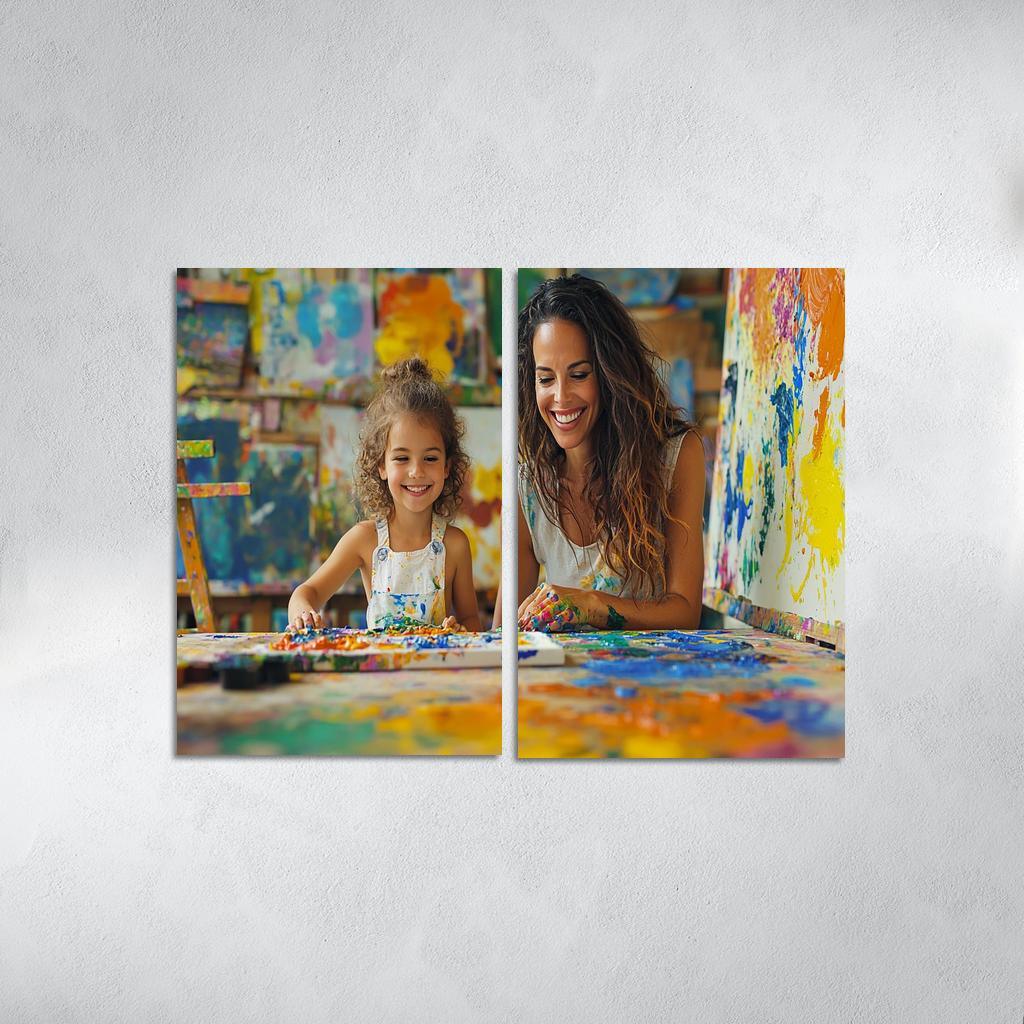 The Canvas Of Love A Mothers Artistry Custom Paintings Frame