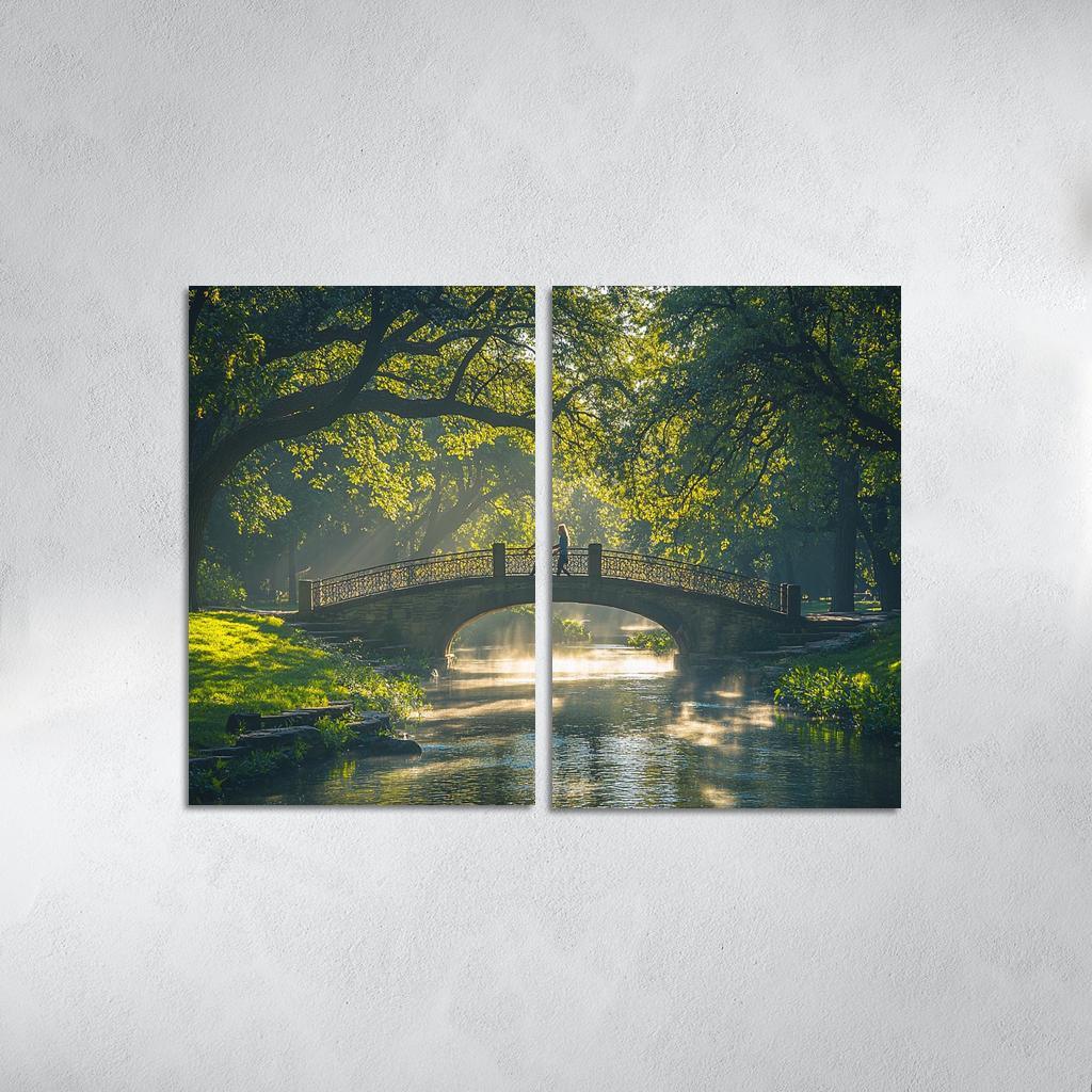 Bridges Of Trust Building Connections Canvas Paintings Frame