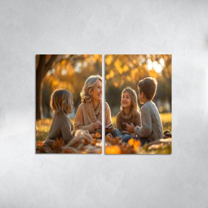 Heartstrings Of Memories A Mothers Gift Of Love Canvas Paintings Frame