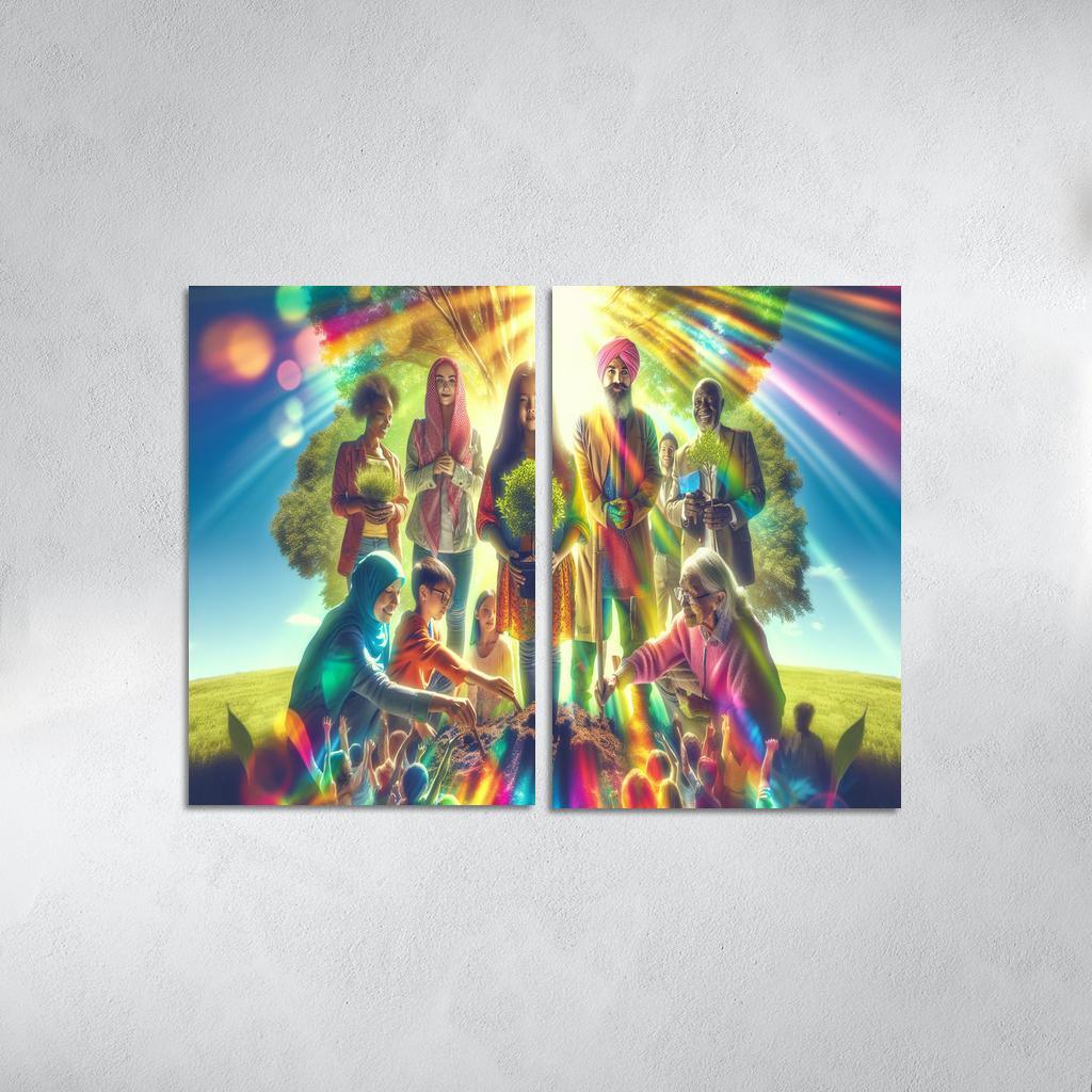 Healing The Planet Environmental Justice For All Custom Paintings Frame