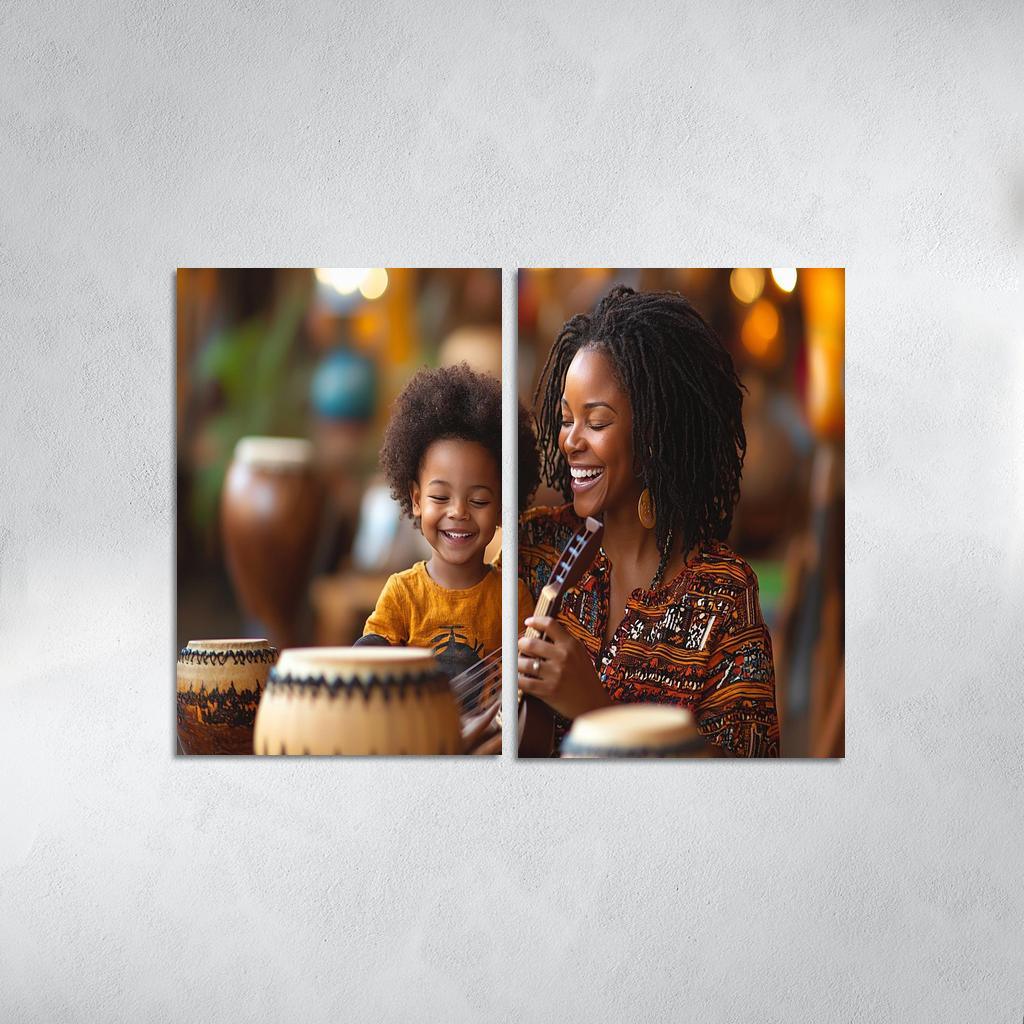 A Symphony Of Moments Celebrating Motherhood Canvas Paintings Frame