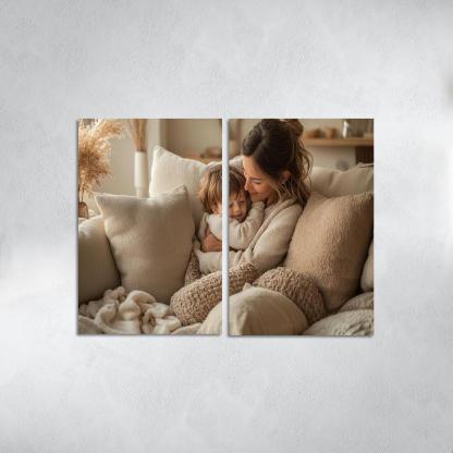 Cocoon Of Comfort A Mothers Safe Haven Custom Paintings Frame