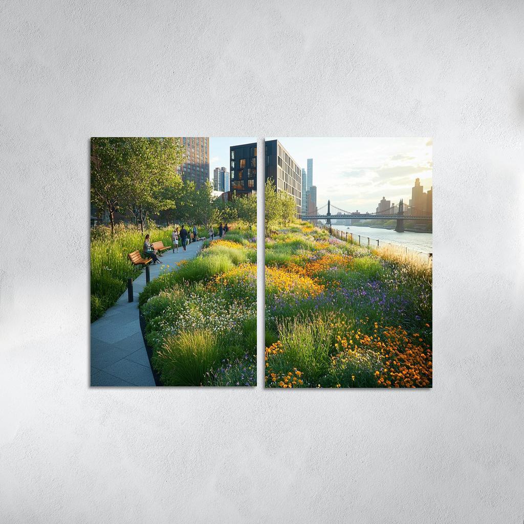 The High Line Abstract Paintings Frame