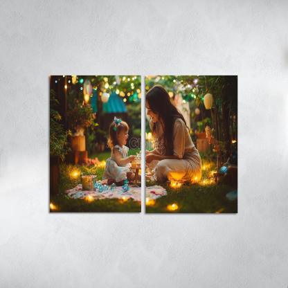 Moments Of Magic A Mothers Enchantment Custom Paintings Frame