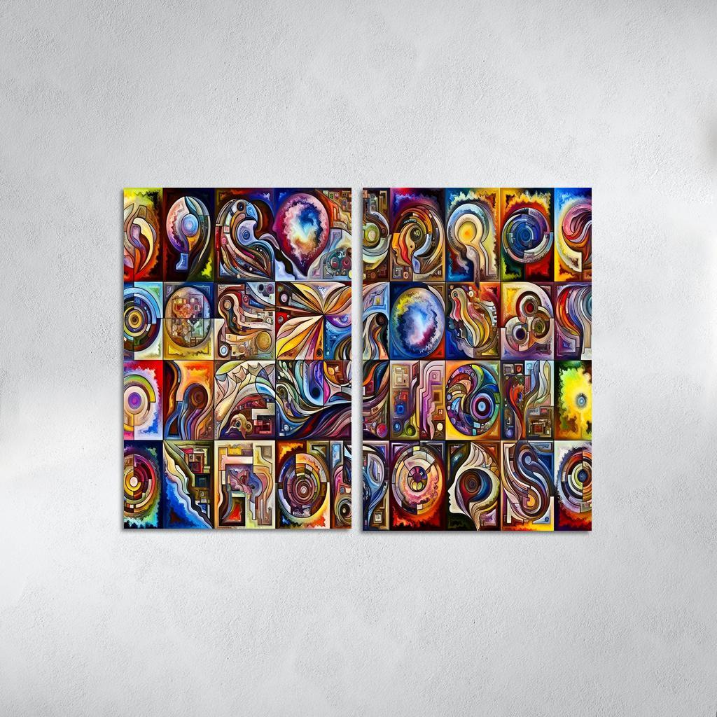 Palette Of Emotion Premium Artwork Frames