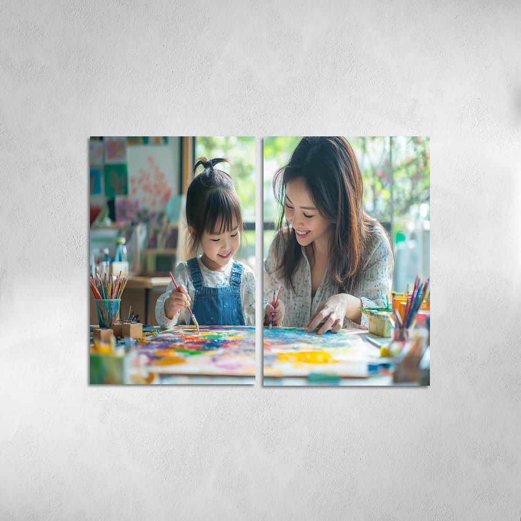 The Canvas Of Life A Mothers Creative Love One-piece Frames