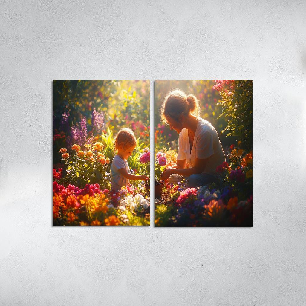 The Garden Of Memories Cultivating Love Custom Paintings Frame