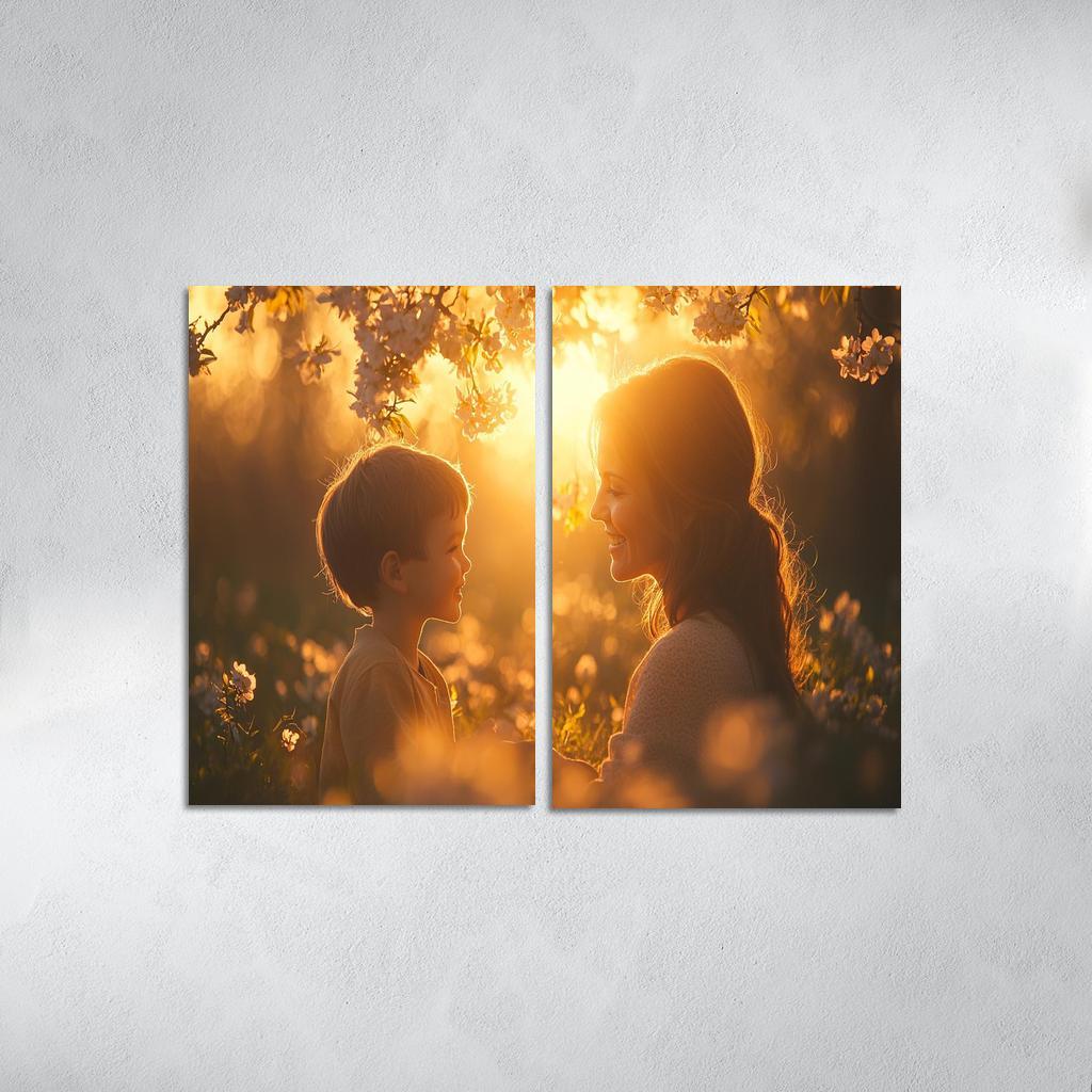 Heartstrings Of Connection A Mothers Unyielding Support Canvas Paintings Frame