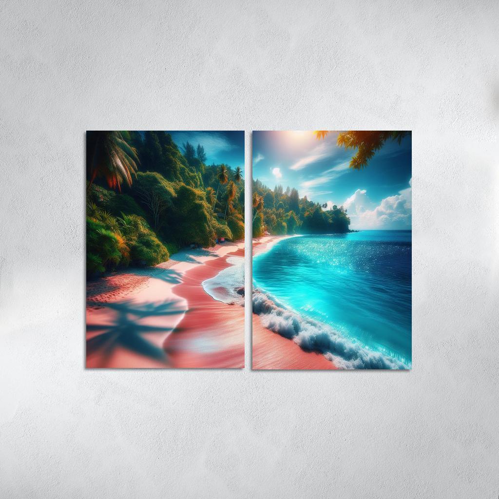 Hidden Oasis Tranquil Waters And Lush Landscapes Premium Artwork Frames