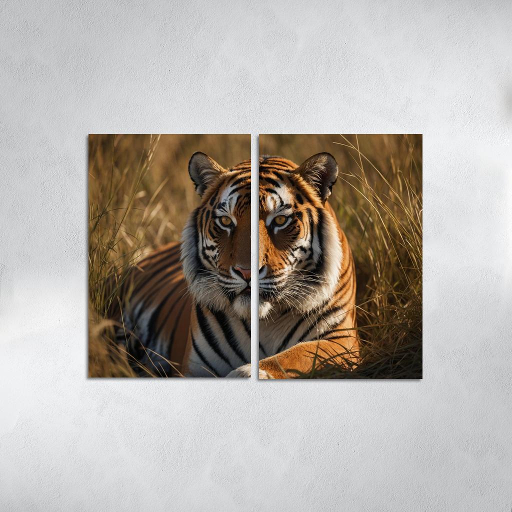 The Magnificent Bengal Tiger Icon Of The Indian Wilderness Modern Paintings Frame