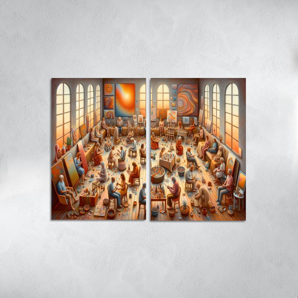 Healing Through Creativity The Power Of Art Therapy Custom Paintings Frame