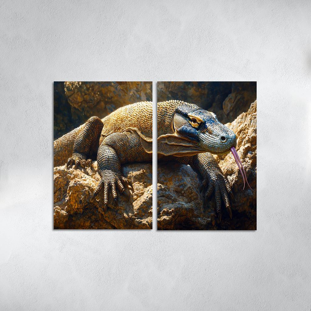 The Powerful Komodo Dragon The Earth's Largest Lizard Art Trends