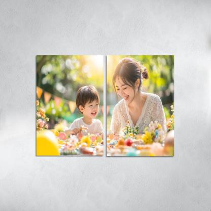 Moments Of Joy Celebrating Togetherness Custom Paintings Frame