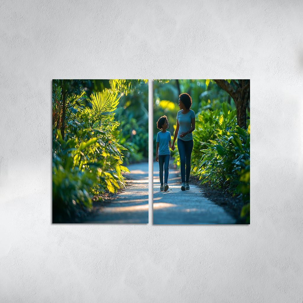 Footsteps Of Love Following Her Path One-piece Frames