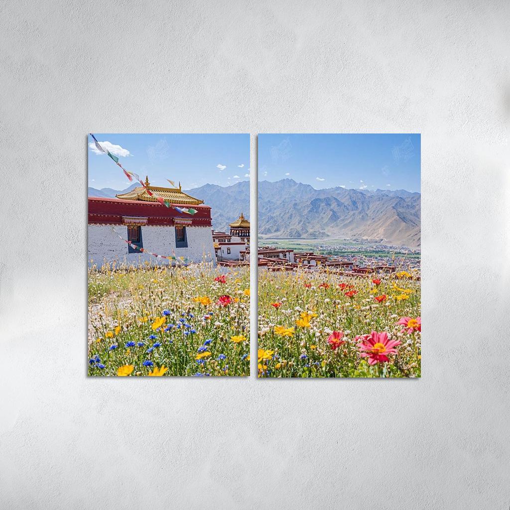 Palace Of Potala Abstract Paintings Frame