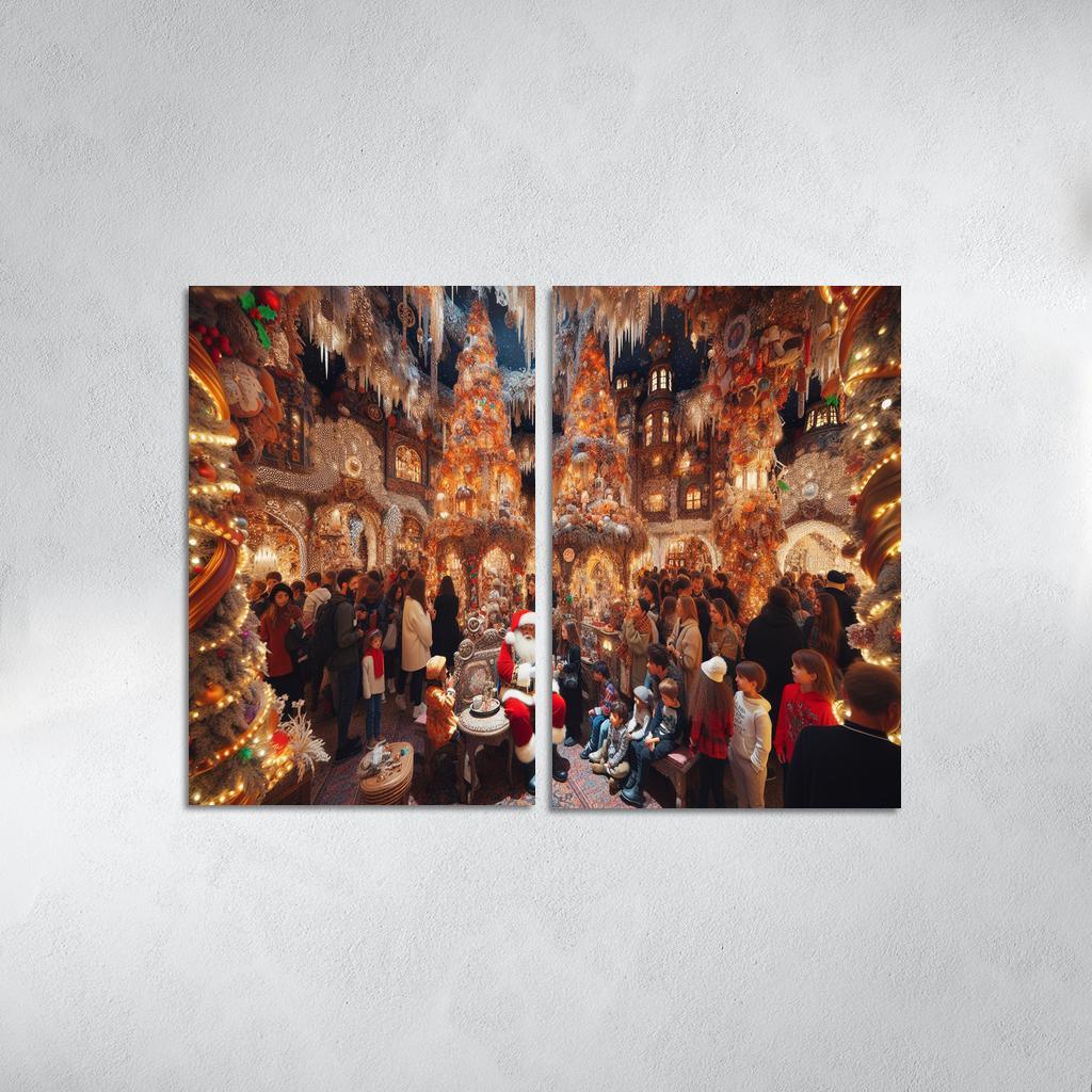 Harrods Christmas Grotto - United Kingdom Modern Paintings Frame